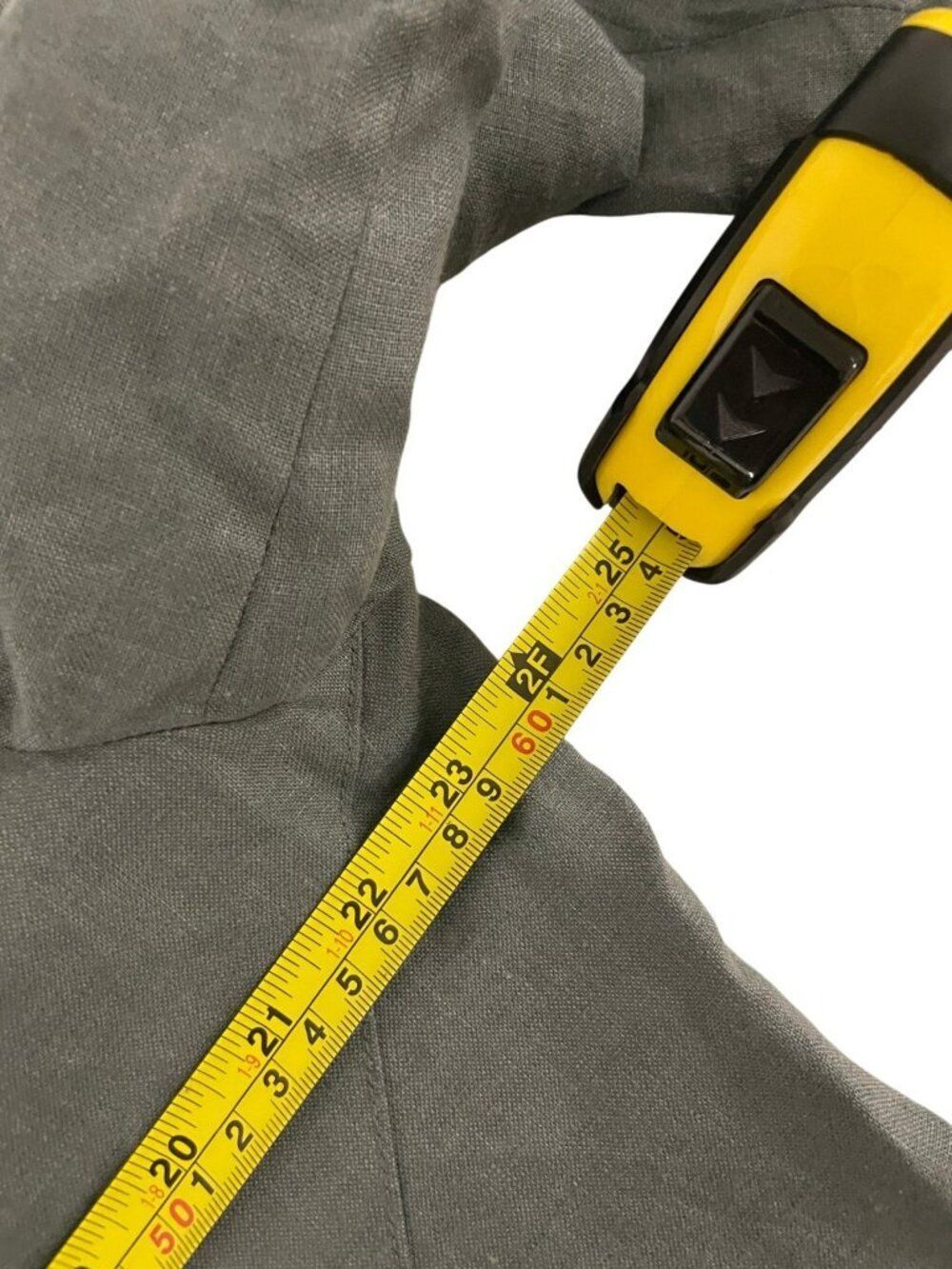 Zara Mens Blazer Suit Jacket Blazer EU 52 US 42 Gray green Linen 0706/728 NWT - Picture 11 of 13